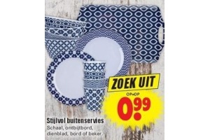 stijlvol buitenservies