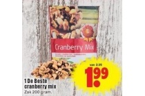 1 de beste cranberry mix