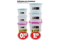 opbergbox met clickdeksel