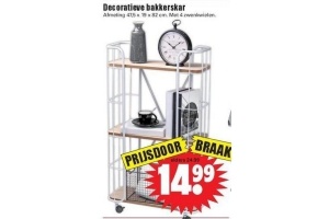 decoratieve bakkerskar