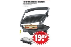 tristar rvs contactgrill gr2841