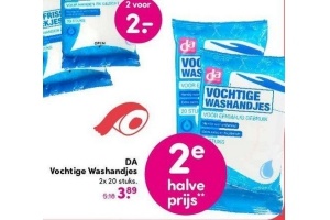 da vochtige washandjes