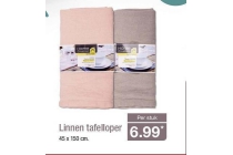 linnen tafelloper