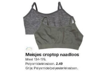 meisjes croptop naadloos