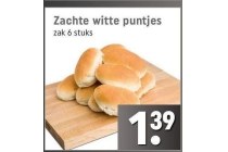 zachte witte puntjes