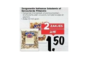 zongarantie italiaanse salademix of geroosterde pittenmix