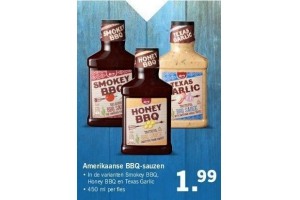 amerikaanse bbq sauzen