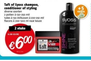 taft of syoss conditioner of styling