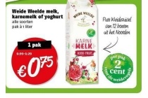 weide weelde melk karnemelk of yoghurt
