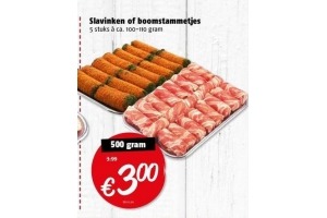 slavinken of boomstammetjes
