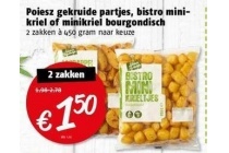 poiesz gekruide partjes bistro mini kriel of minikriel bourgondisch