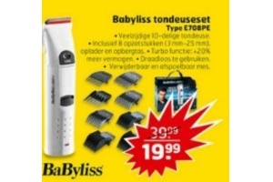 babyliss tondeuseset