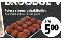 poiesz slagers gehaktballen
