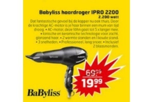 babyliss haardroger