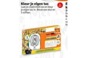 kleur je eigen tas