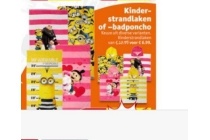 kinderstrandlaken of badponcho