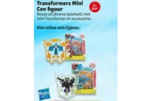 transformers mini con figuur
