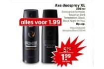 axe deospray xl