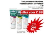 trekpleister eeltcreme voetbalsem of klovenzalf