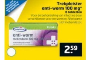 trekpleister anti worm 100mg