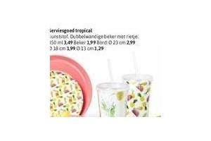 serviesgoed tropical nu 2 1 gratis