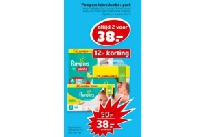 pampers luiers jumbo pack