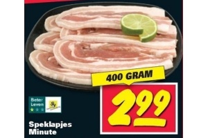 speklapjes minute