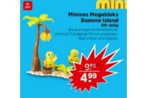 minions megabloks banana island