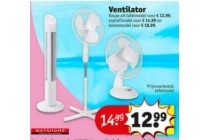 diverse soorten ventilatoren
