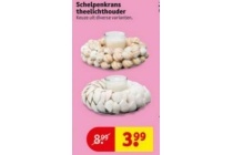schelpenkrans theelichthouder
