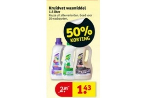 kruidvat wasmiddel