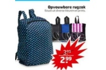 opvouwbare rugzak