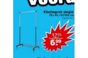 kledingrek single