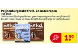 peijenburg nakd fruit en notenrepen