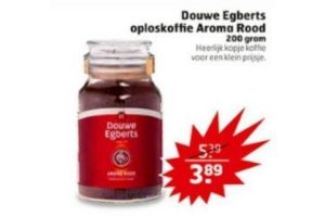douwe egberts oploskoffie aroma rood 200 gram