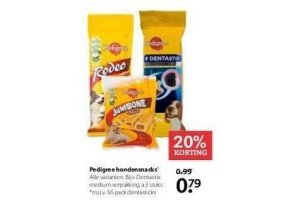 pedigree hondensnacks