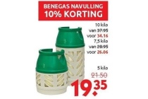 benegas navulling 10 korting