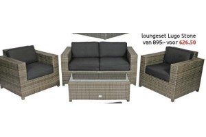 loungeset lugo stone