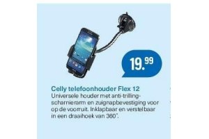 celly telefoonhouder flex 12