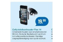 celly telefoonhouder flex 14