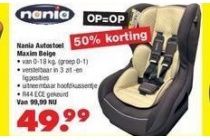 nania autostoel maxim beige