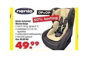 nania autostoel maxim beige