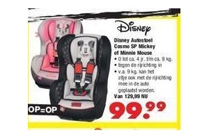 disney autostoel cosmo sp mickey of minnie mouse