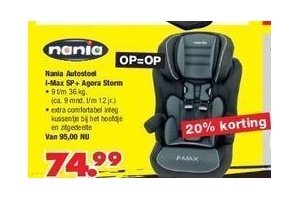 nania autostoel i max sp agora storm