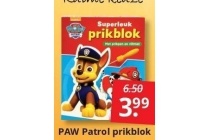 paw patrol prikblok