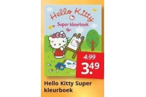 hello kitty super kleurboek