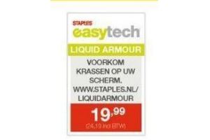 staples easy tech liquid armour