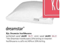 dreamstar hoofdkussens