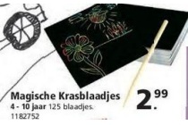 magische krasblaadjes