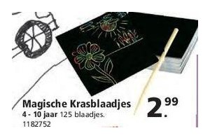 magische krasblaadjes